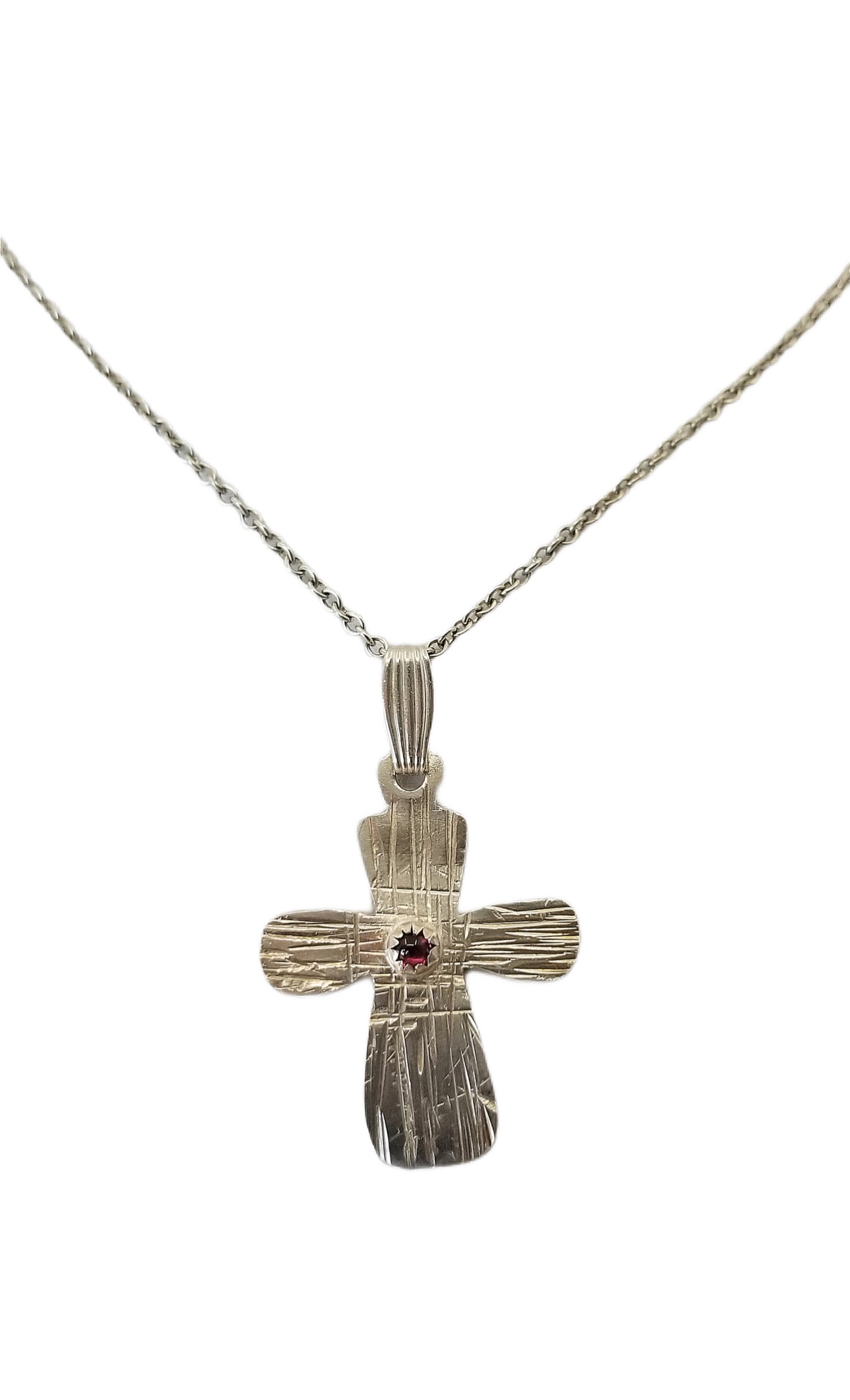 Argentium Silver Cross Pendant: Symbol of Faith and Elegance