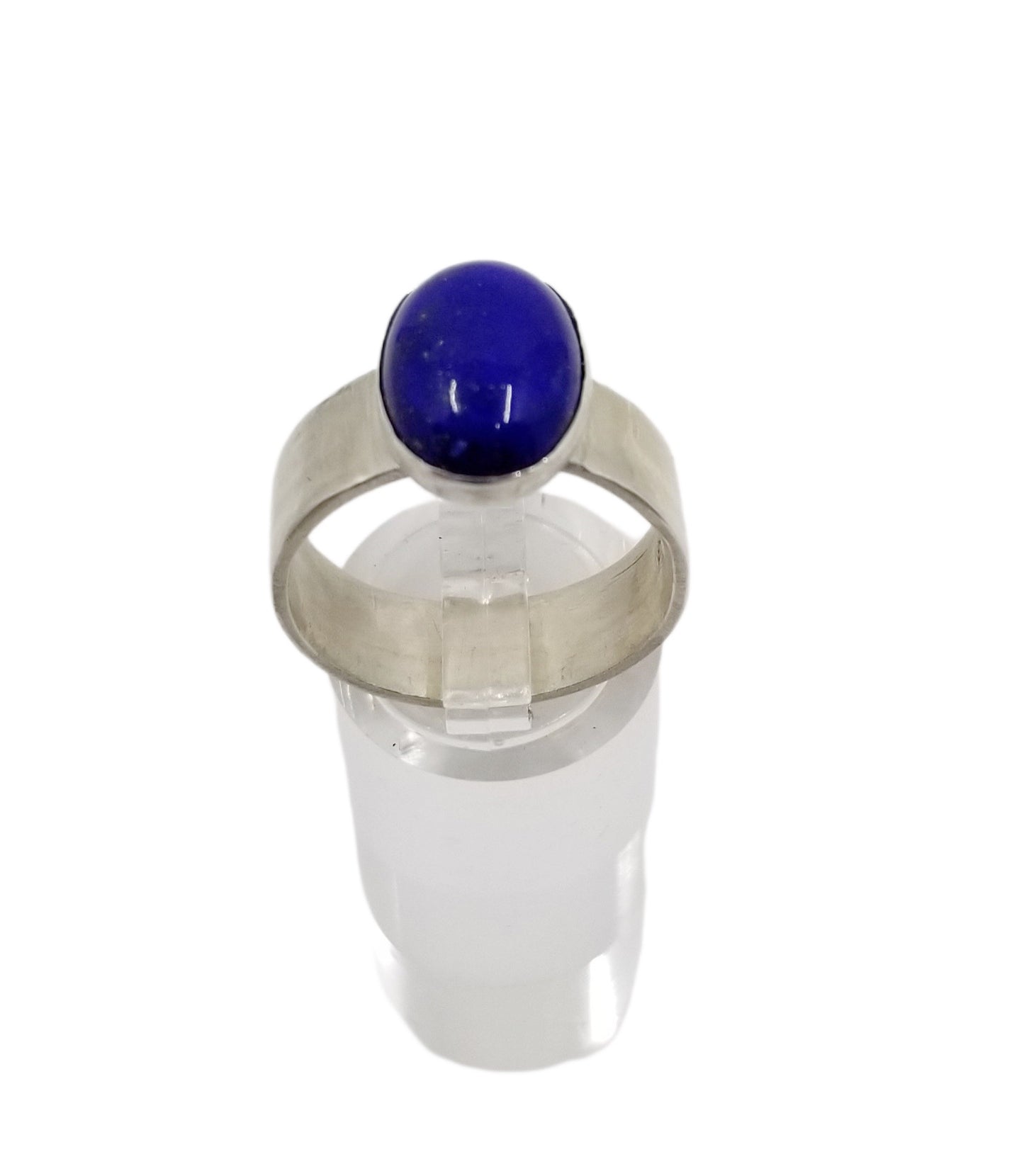 Lapis Lazuli Argentium Silver Ring