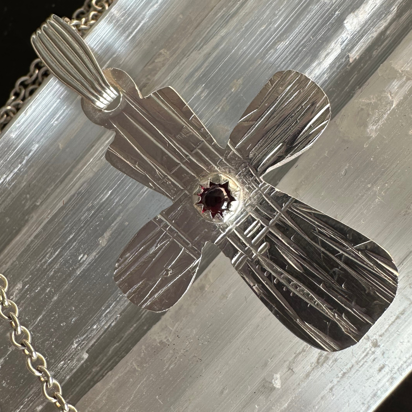 Argentium Silver Cross Pendant: Symbol of Faith and Elegance